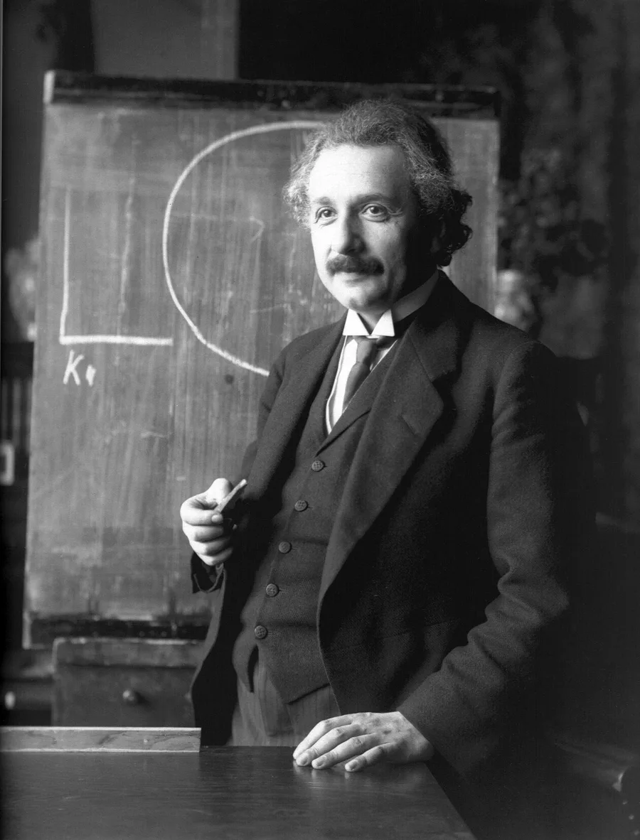 1921年のアルベルト・アインシュタイン
