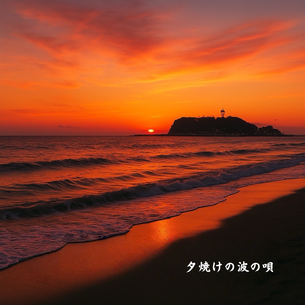 夕焼けの波の唄 ジャケット